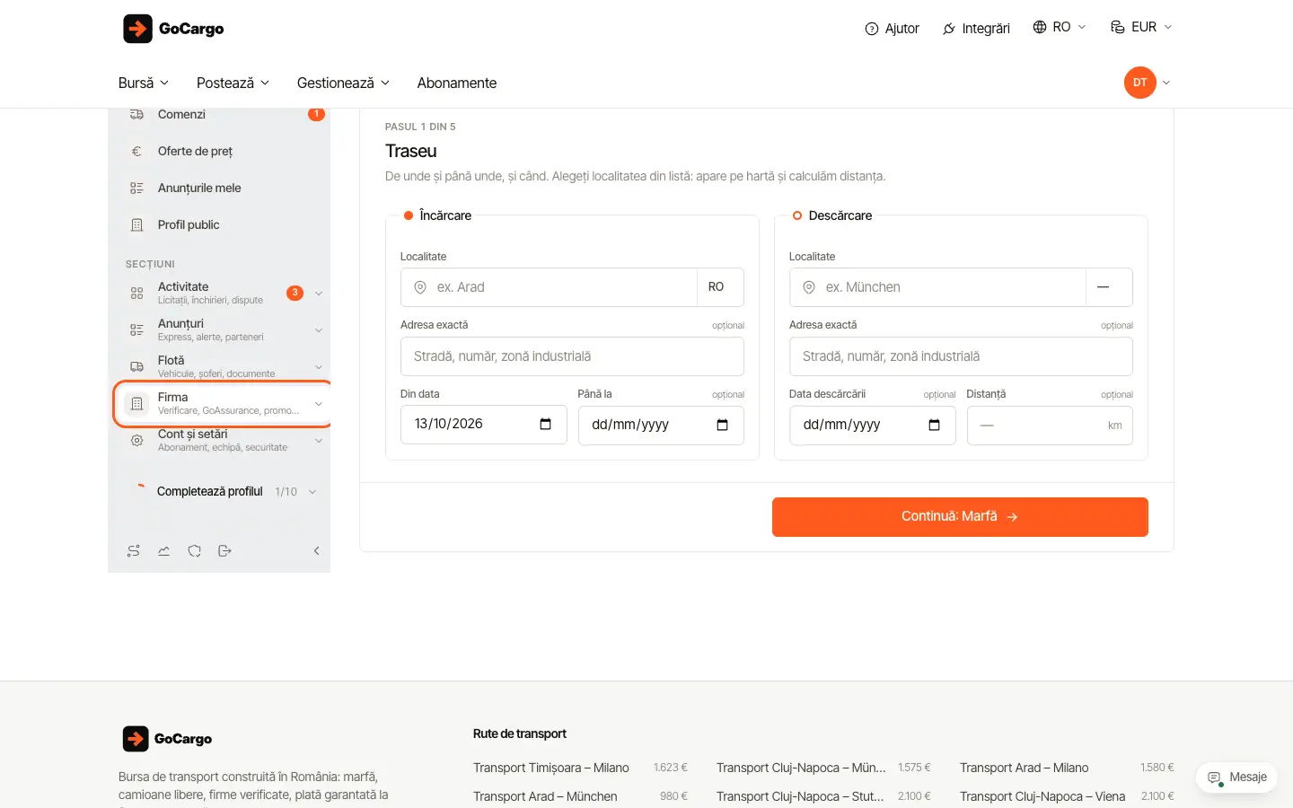 Plătiți o ofertă GoAssurance la publicare: Publicați cu GoAssurance